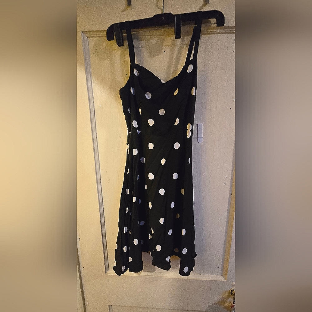 Black Polka Dot Dress